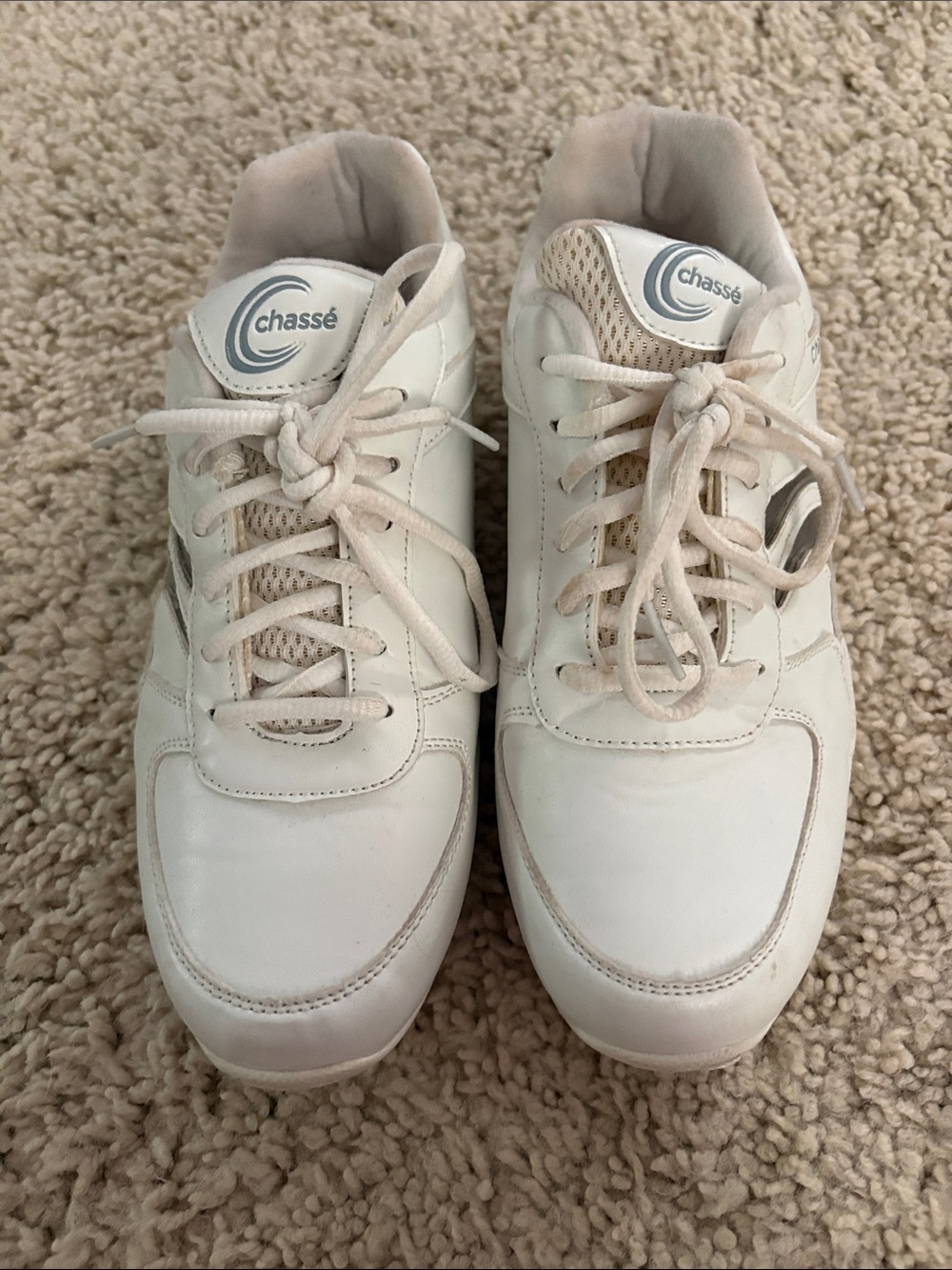 Chassé Women's White Athletic Sneakers - Cheer Shoes